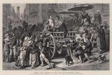 De laatste momenten van de Girondisten, 1793